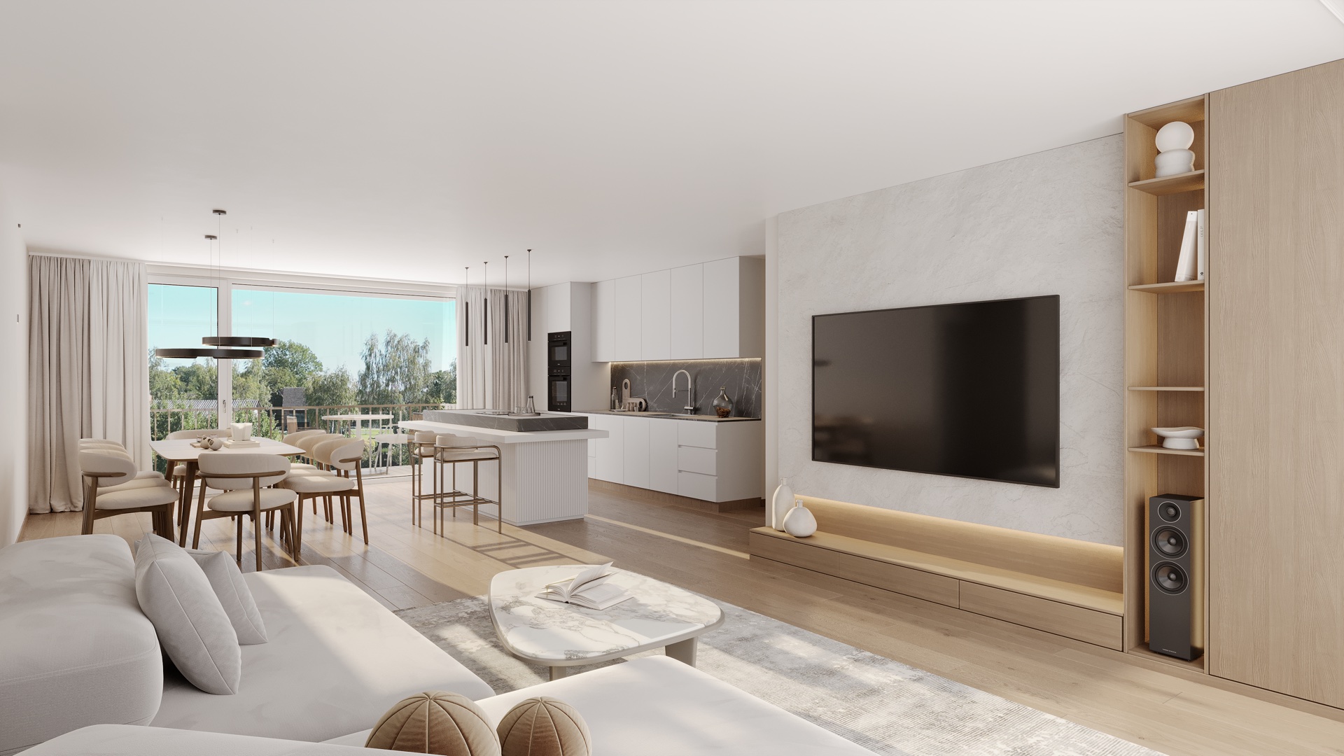 Moderne Wohnung Innenraum